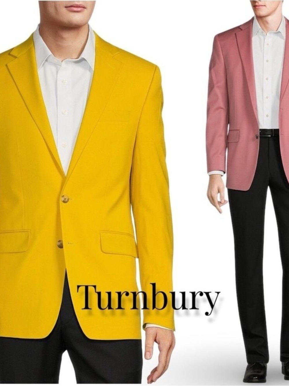 NWT $195 Turnbury Men’s Sport’s Suit Jacket Orchid or Canary